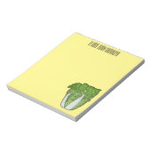 キャベツ中国のマンガイラストレーション ノートパッド (回転)