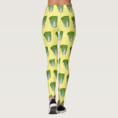 キャベツ中国のマンガイラストレーション レギンス (裏面)