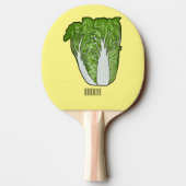 キャベツ中国のマンガイラストレーション 卓球ラケット (裏面)