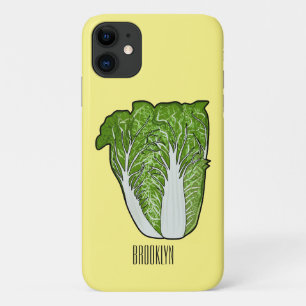キャベツ中国のマンガイラストレーション iPhone 11 ケース