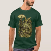 キャベツ大佐 - 面白い野菜司令官 Tシャツ (正面)