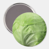 キャベツ標準、2 1/4インチ円磁石 マグネット (正面/裏面)