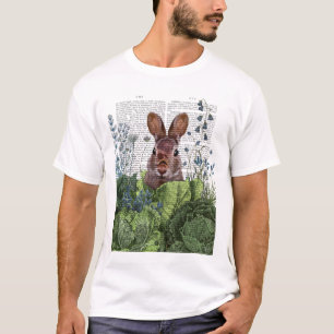 キャベツ畑のうさぎ Tシャツ