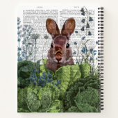 キャベツ畑のウサギ ノートブック (裏面)