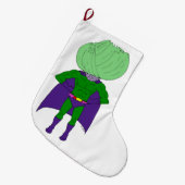 キャベツ船長 ラージクリスマスストッキング (正面 (吊り時))