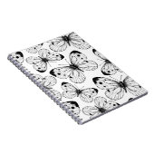 キャベツ蝶のパターン ノートブック (右側)