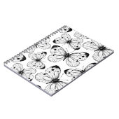 キャベツ蝶のパターン ノートブック (左側)