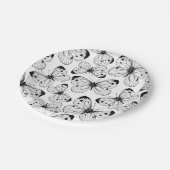 キャベツ蝶のパターン ペーパープレート (アングル)