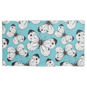 キャベツ蝶のパターン 枕カバー (正面左)