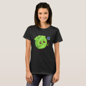 キャベツ遊のバレーボール野菜 Tシャツ (正面フル)