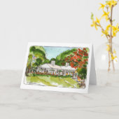 キャベツ鍵折り畳みノートカード カード (黄色い花)