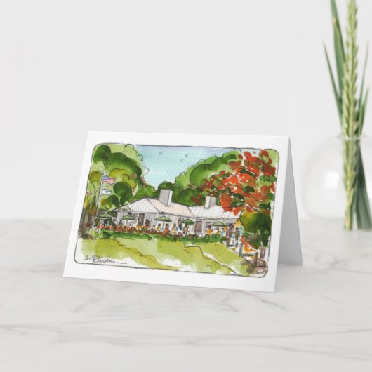 キャベツ鍵折り畳みノートカード カード (正面)