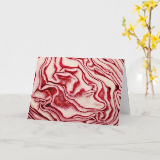 キャベツ カード (黄色い花)