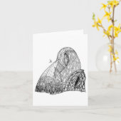 キャベツ カード (黄色い花)