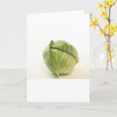 キャベツ カード (黄色い花)