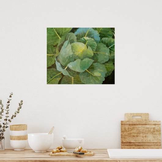 キャベツ ポスター (キッチン)