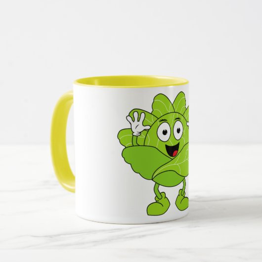 キャベツ マグカップ (正面左)