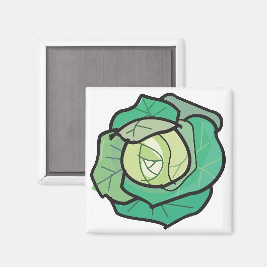 キャベツ マグネット (正面/裏面)