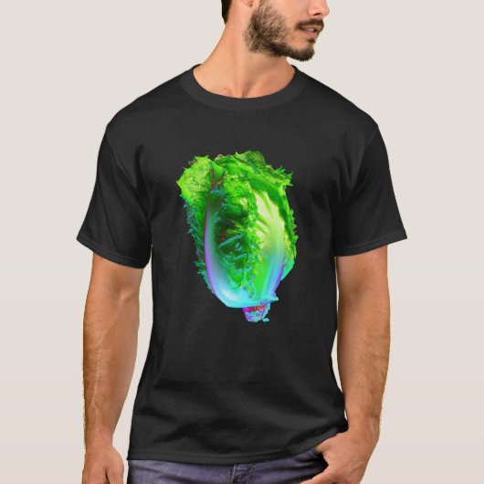キャベツ ヴィーガン 菜食主義者 Tシャツ (正面)
