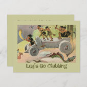 キャベメンケーブマンズクラブナイトアウト招待状 招待状 (正面/裏面)