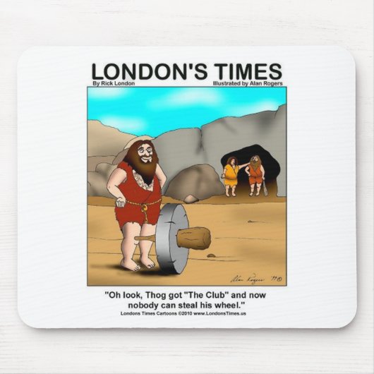 キャベ得マン倶楽部…ギフトおもしろい&ティー マウスパッド (正面)