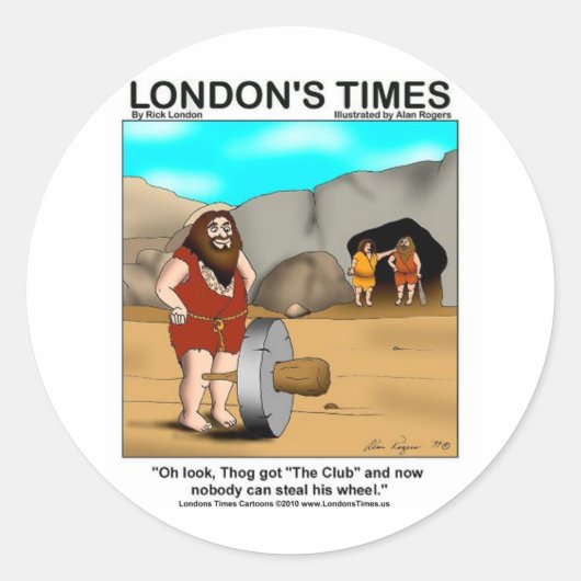 キャベ得マン倶楽部…ギフトおもしろい&ティー ラウンドシール (正面)