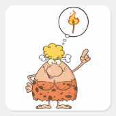 キャベ考えウーマンズファイアスティック スクエアシール (正面)