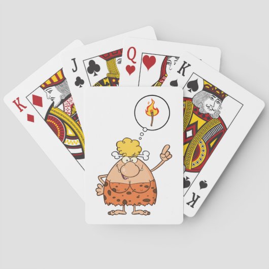 キャベ考えウーマンズファイアスティック トランプ (裏面)