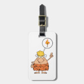 キャベ考えウーマンズファイアスティック ラゲッジタグ (正面縦)