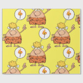 キャベ考えウーマンズファイアスティック ラッピングペーパー (フラット)