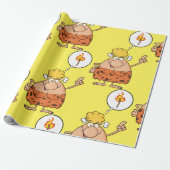 キャベ考えウーマンズファイアスティック ラッピングペーパー (アンロールド)