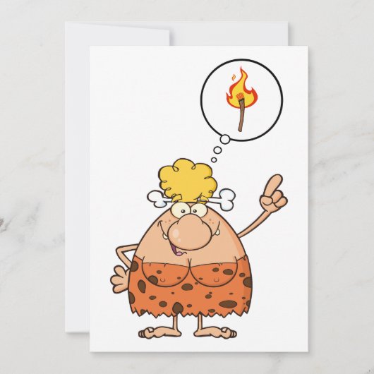 キャベ考えウーマンズファイアスティック 招待状 (正面)