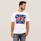 キャムデンの町-イギリス英国国旗の旗 Tシャツ (正面フル)
