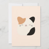 キャム・ザ・キャット スクイッシュマローパーティー 招待状 (裏面)