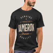 キャメパーソナライズされたロン名 – おもしろい Cameron Tシャツ (正面)