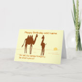 キャメルおもしろい誕生日カード名の先頭を追加。 カード (正面)