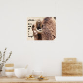 キャメルおもしろい「ハンプ・デイ」今日が何日か当ててみろ! ポスター (キッチン)