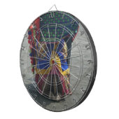 キャメルお洒落アートプリント/グラフィック ダーツボード (正面右)