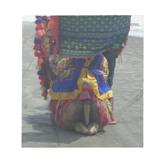 キャメルお洒落アートプリント/グラフィック ノートパッド (正面)