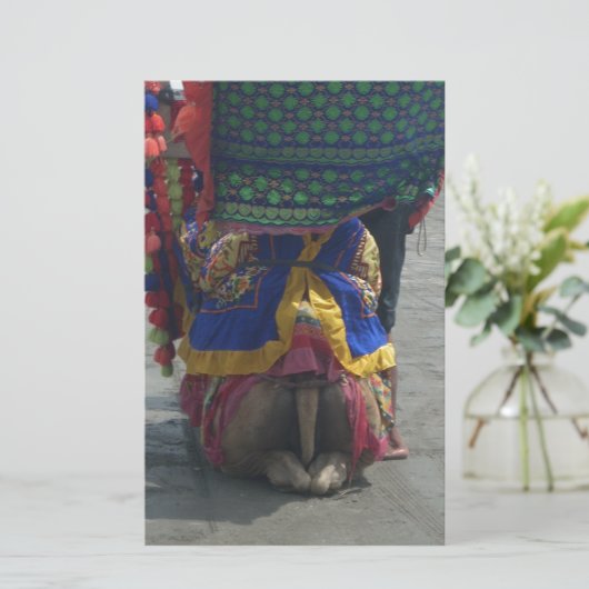 キャメルお洒落アートプリント/グラフィック 便箋 (スタンド正面)