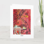 キャメルのグリーティングカード カード (裏面)