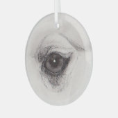 キャメルの瞳 – Gaze Collection ガラスオーナメント (正面左)