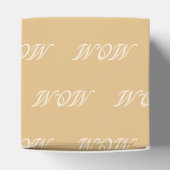 キャメルエレガントスカスタムクリプト名monogram chic フェイバーボックス (上部)