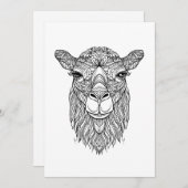 キャメルカラーリングカー考えド、あなたの シーズンカード (正面/裏面)