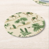 キャメルキャラバンコースター ラウンドペーパーコースター (アングル)