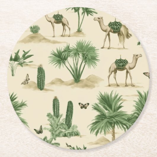 キャメルキャラバンコースター ラウンドペーパーコースター (正面)