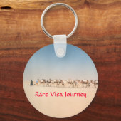 キャメルキャラバン付きRVJキーチェーン キーホルダー (正面)