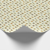 キャメルキャラバン装飾シームレスパターン ラッピングペーパー (角)