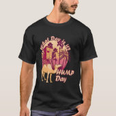 キャメルハンプデイパームツリーニッパハットハンプデイキャメル Tシャツ (正面)