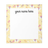 キャメルパーソナライズされたメモ帳 ノートパッド (正面)